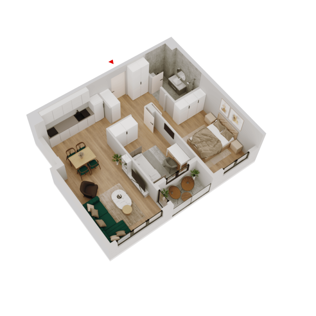 Tipski stan 5, Lamela 2 i 3